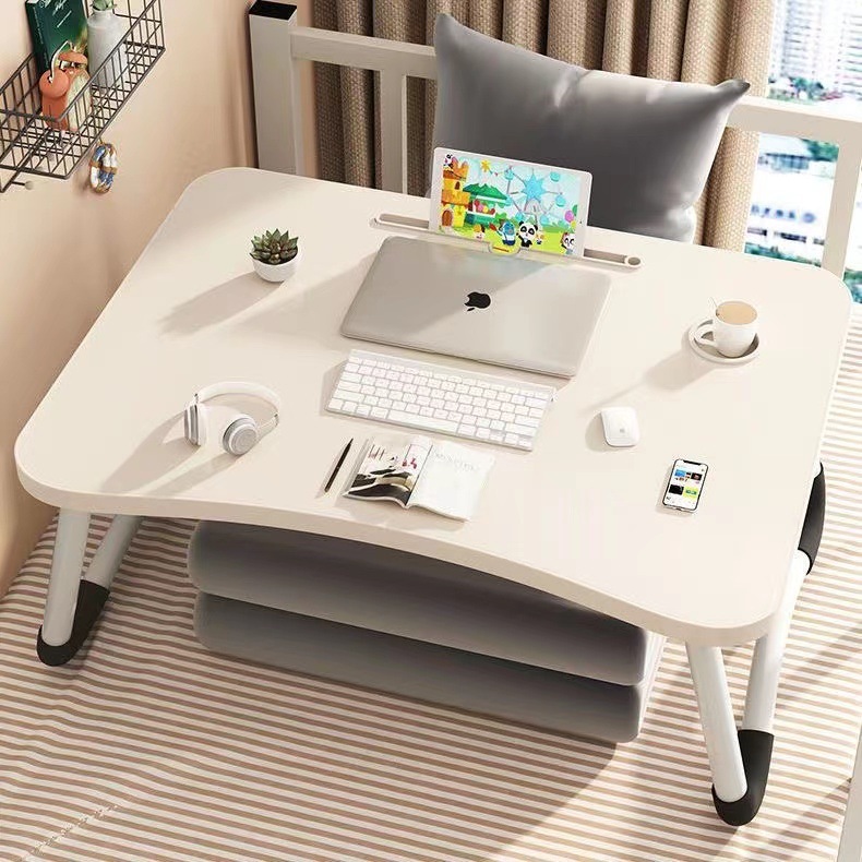 ベッドの上の机のノートパソコンの机の上の怠け者の机の多機能の折り畳みのテーブルの学生の寮のベッドの上の机|undefined