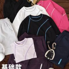 090704 秋季新款 儿童韩版明线速干运动衣+软壳裤 一件代发