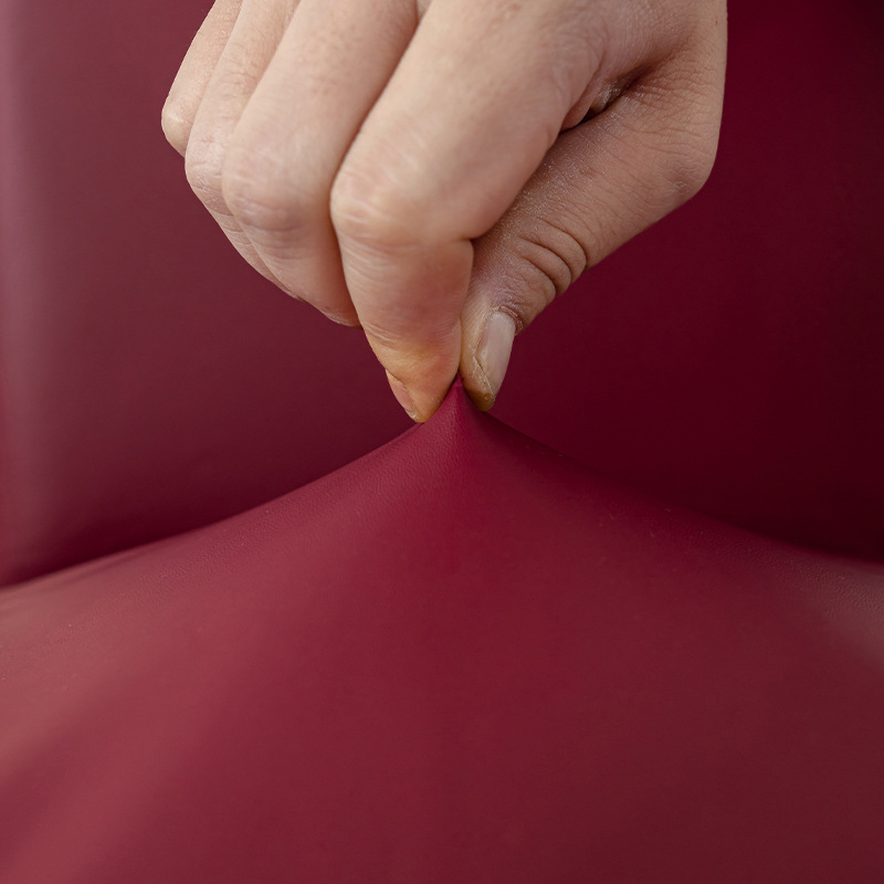 Cubierta de silla de cuero especial transfronteriza cubierta de silla antideslizante impermeable y a prueba de aceite cubierta de silla de comedor gruesa de color sólido para el hogar al por mayor