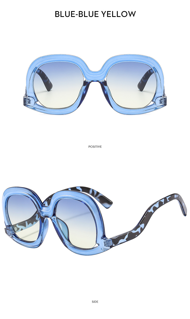 Modern Style Style Grey, Black Color Modern Style Solid Color Ac UV400 Protection Toad Glasses Full Frame Women's Sunglasses