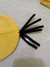 跨境针织帽小黄人帽子装扮纯色可爱时尚潮流万圣节卡通小黄人