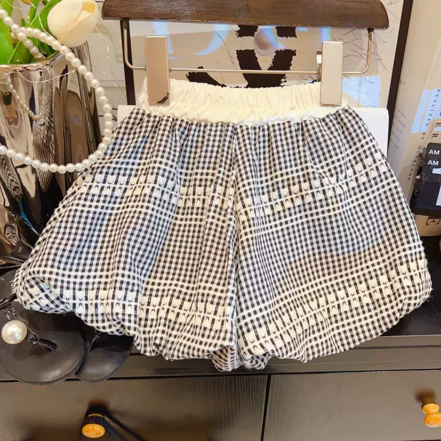 Милая детская кукла с бантами, шорты, комплект, корейский стиль, стиль Chanel