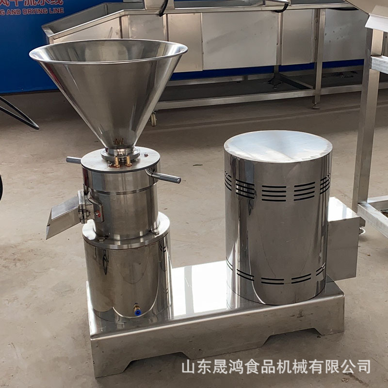 晟鸿85型卧式胶体磨  鸡架骨猪骨骨泥磨机  食品级骨泥机