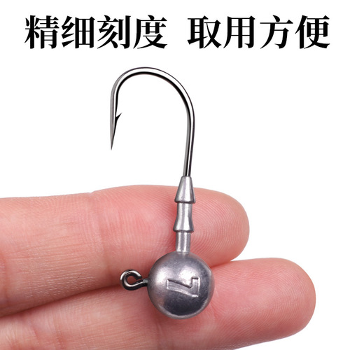 Pool Blade Enhanced Triangular Lead Head Hook, Luya Hook, Soft Worm T-tail Fish Special Fishhook, Root Fishing Hook, Fish Hook Wholesale