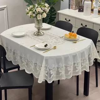餐桌布免洗长椭圆形桌布轻奢感茶几台布桌垫