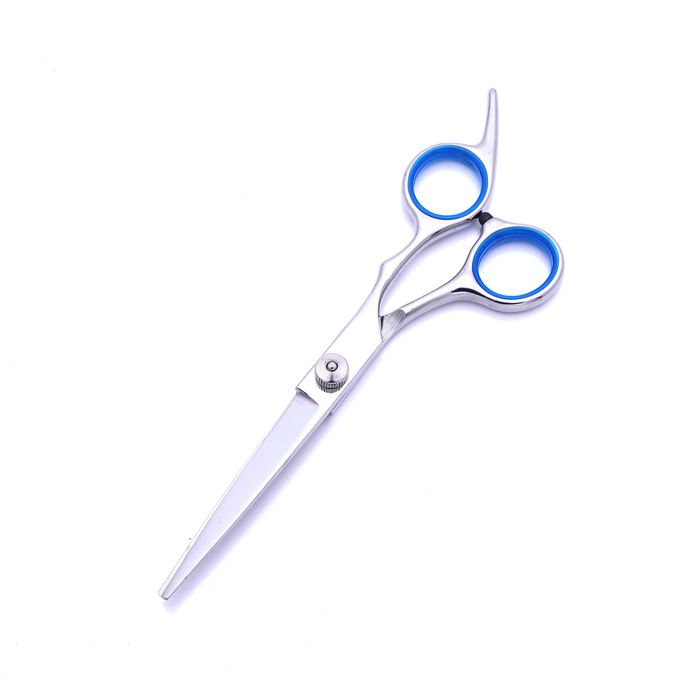 Venta directa de fábrica de tijeras de corte de pelo de acero inoxidable, tijeras para el cabello, tijeras planas profesionales, tijeras de dientes, juego de tijeras de fleja fina