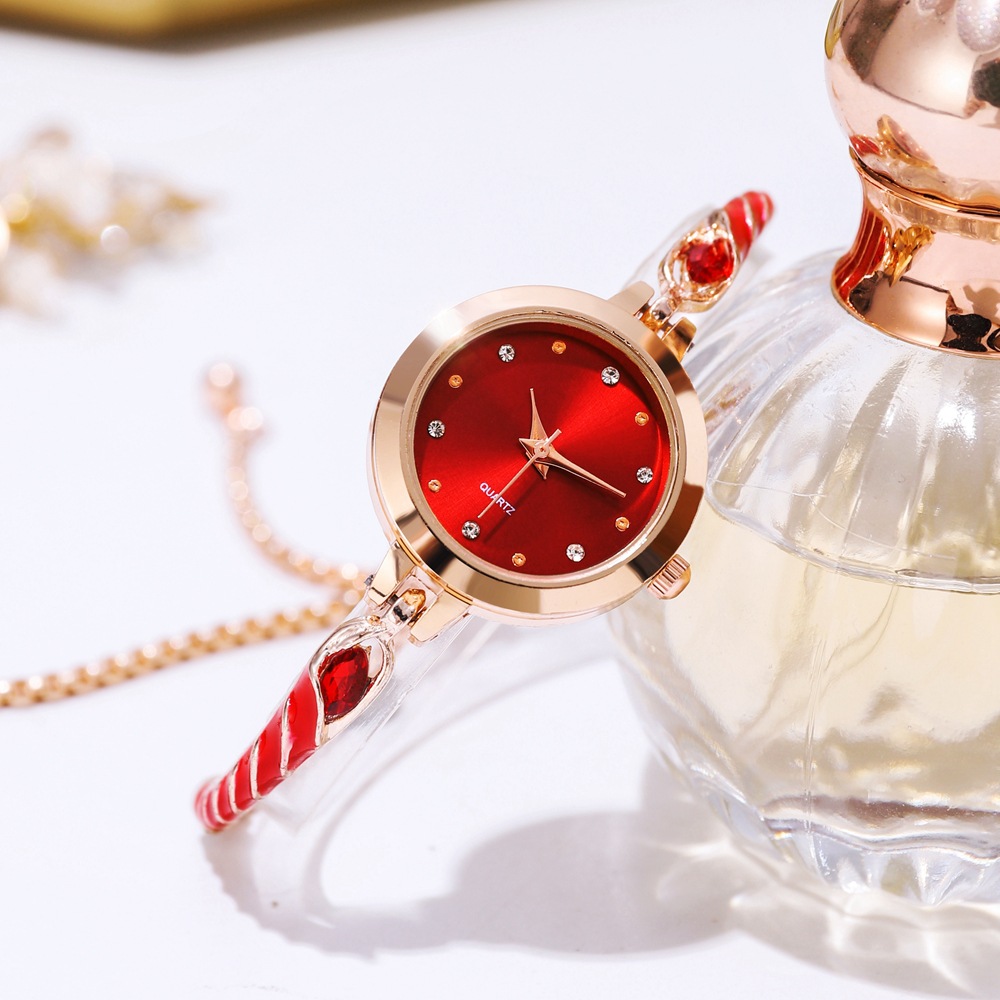 New Rainbow Sugar Colored Bracelet Live Streaming Sales Small dial Temperament Women's Watch_voghion.com