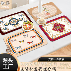 Retro style Roman placemats waterproof and oil-proof no-wash table mats Western food mats coasters bowl mats coffee table mats desk mats