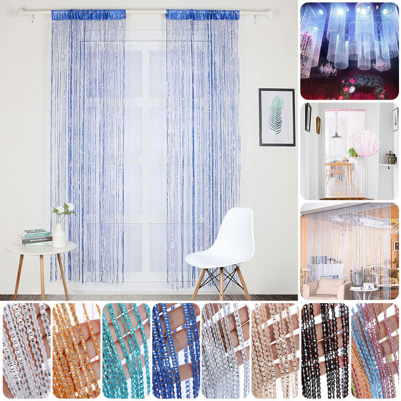 Cross-border wholesale background decoration New scene layout silver wire curtain door curtain partition curtain tassel hanging curtain Cross-border wholesale background decoration New scene layout silver wire curtain door curtain partition curtain tassel hanging curtain