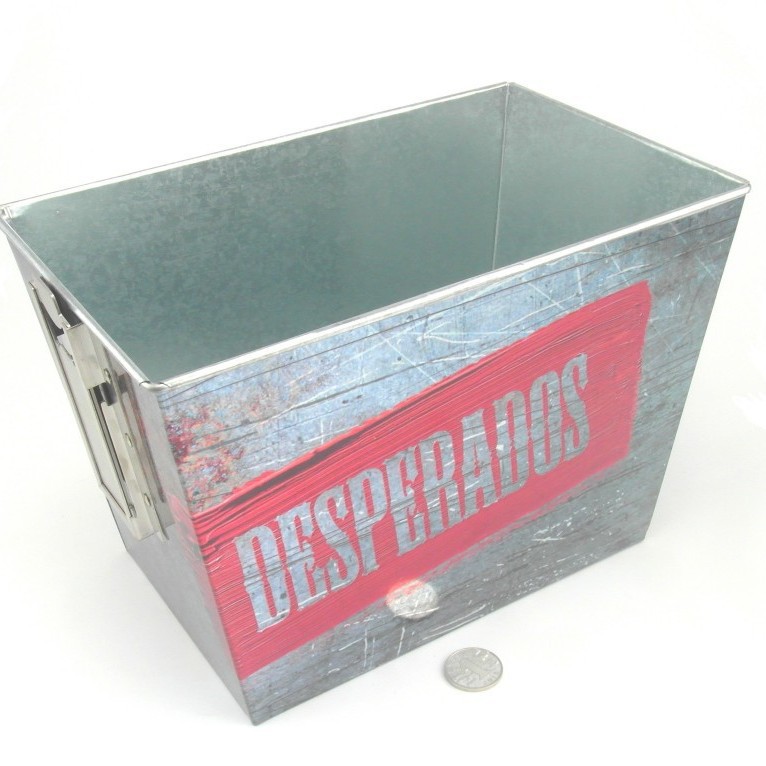 厂家直销可乐冰桶  镀锌啤酒铁桶 马口铁开瓶器环保冰桶厂家