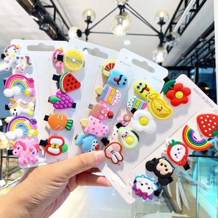 韓国版の超萌子供のヘアピンの女の子の赤ちゃんのアイスクリームは傷をつけません。|undefined