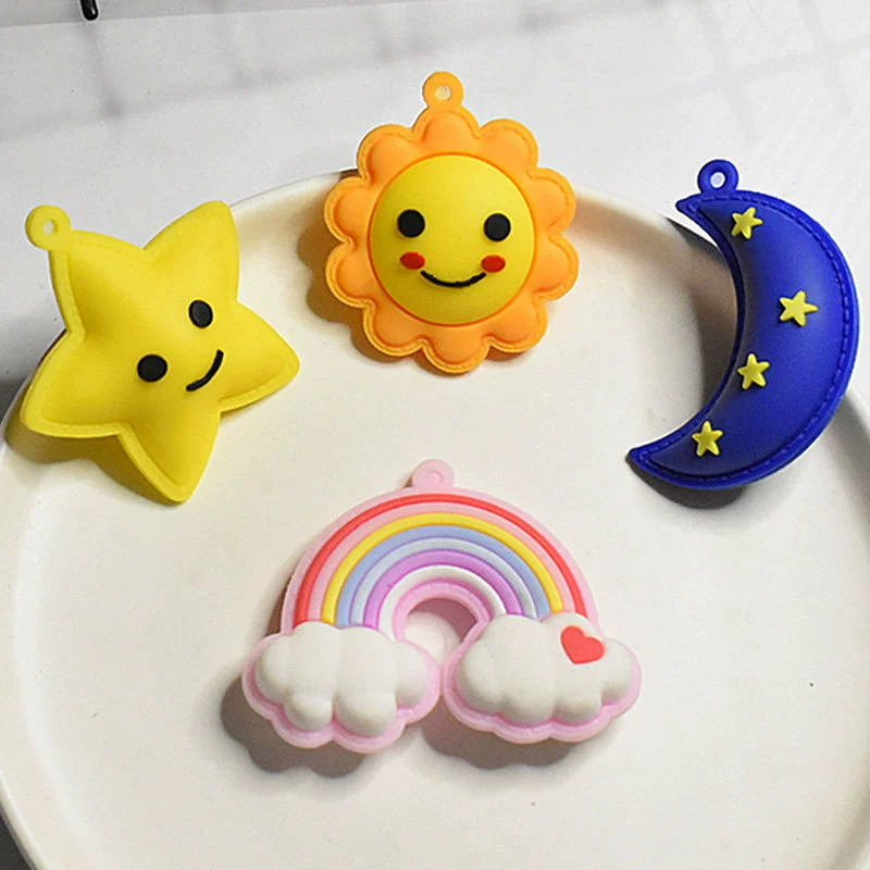 Phone case PVC for keys, accessories, cute keychain