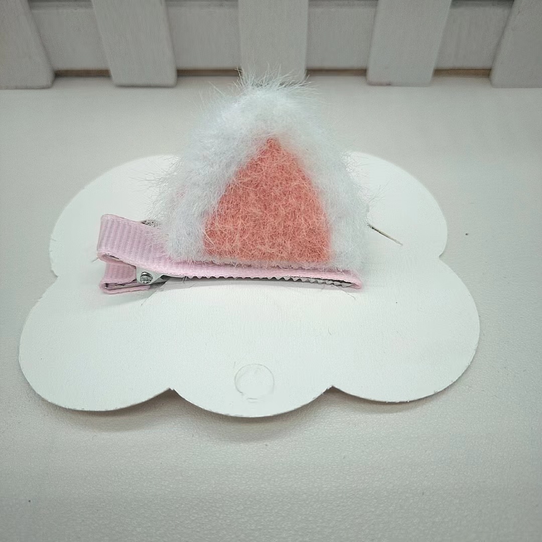 Internet celebridad orejas de gato horquilla super lindo dulce lindo niño peludo flequillo clip princesa clase niños pequeño regalo