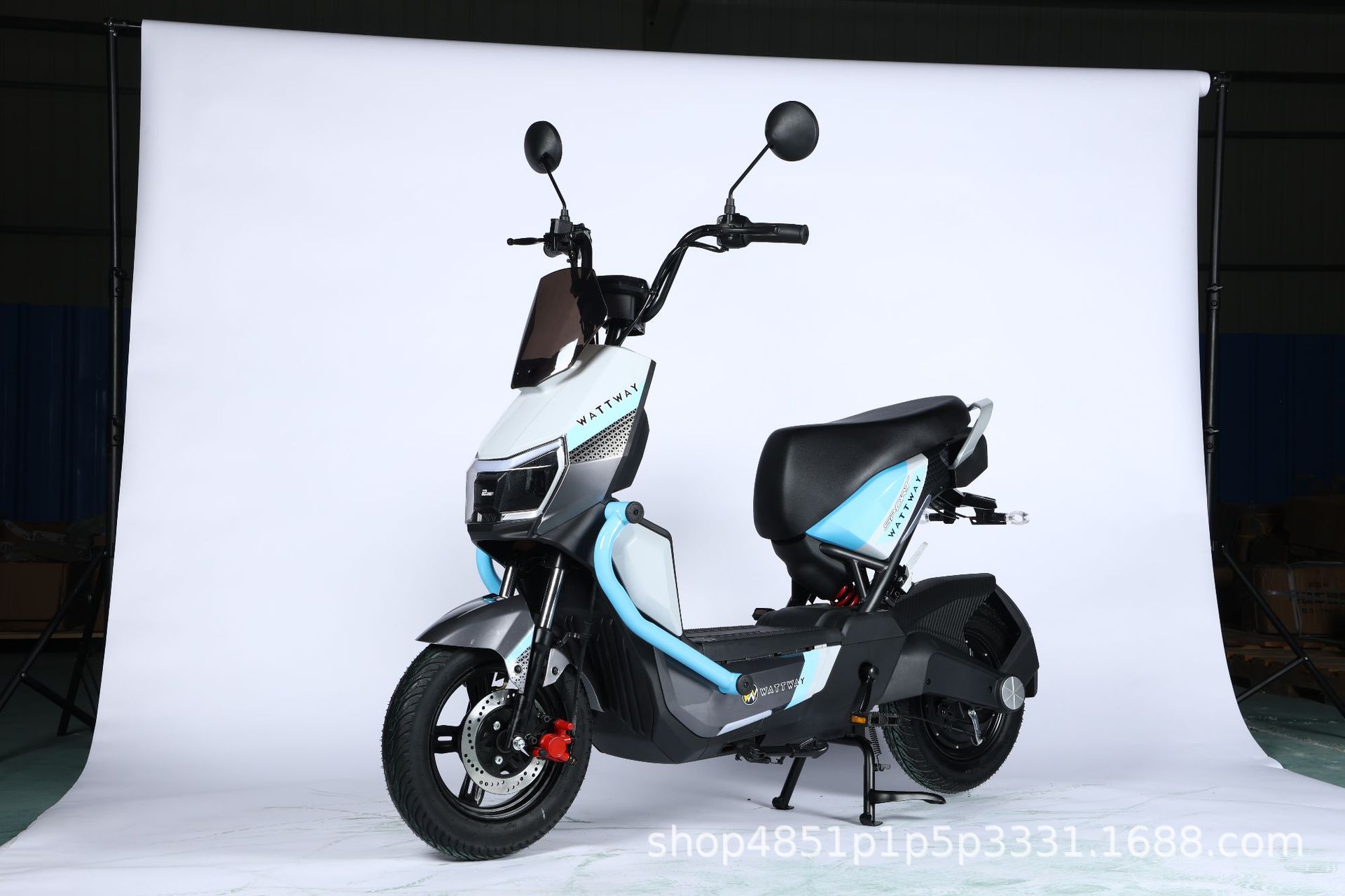 New Foreign Trade Model: Wolf Warrior Electric Motorcycle, Adult Two-Seater Electric Scooter, Exclusively for Export, Factory Wholesale