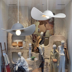 Danish Grass Hat Chandelier Nordic Wabi-Sabi Style Clothing Store Living Room Dining Room Light Italian Designer Lighting