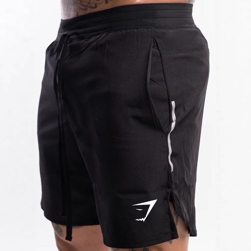 Gymshark Muscle Fitness New Men's Woven Quick-Drying Training Pants Close-Fitting Outdoor Running Training Shorts Gymshark Muscle Fitness New Men's Woven Quick-Drying Training Pants Close-Fitting Outdoor Running Training Shorts