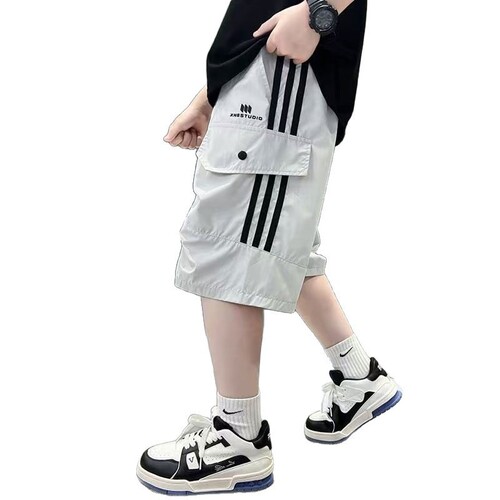 Children's casual work shorts quick-drying 2026 summer new boys 'pants medium big children's medium pants seven cents summer thin