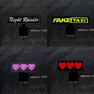 Cold light sheet: stickers waterproof reflective advertising car