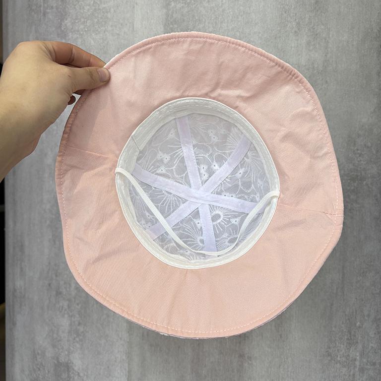 Sombrero de bebé primavera y verano sombrero delgado sombrero de sol bebé lindo sombrero de princesa niñas sombrero de pescador protector solar al aire libre coreano