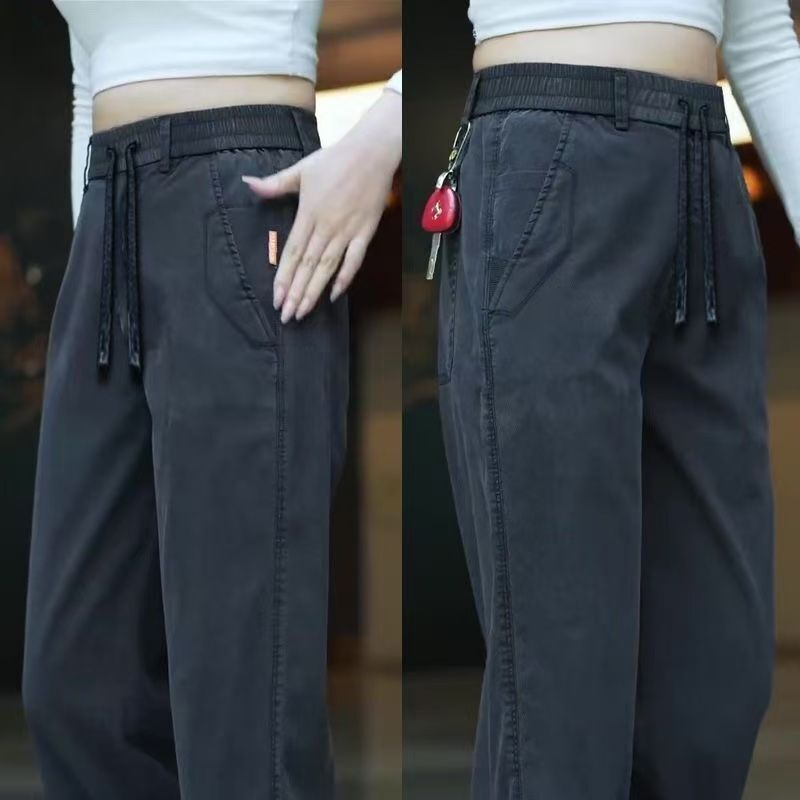 Summer Casual Pants for Men, Ice Silk Pants, Tencel Loose Thin Long Pants, Stretchy Air-Conditioning Straight-Leg Pants, Christmas Apparel Summer Casual Pants for Men, Ice Silk Pants, Tencel Loose Thin Long Pants, Stretchy Air-Conditioning Straight-Leg Pants, Christmas Apparel