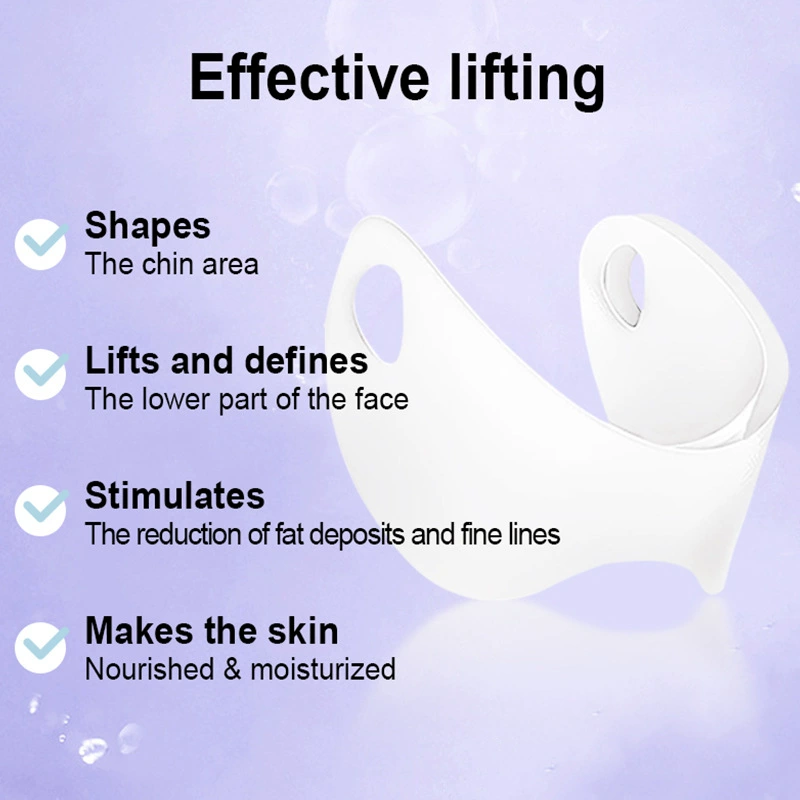 (Кросс-бордерная торговля), гель, стягивает уши наклейки, эластичный бандаж для сглаживания, удаляет второй подбородок, эффект лица «V»