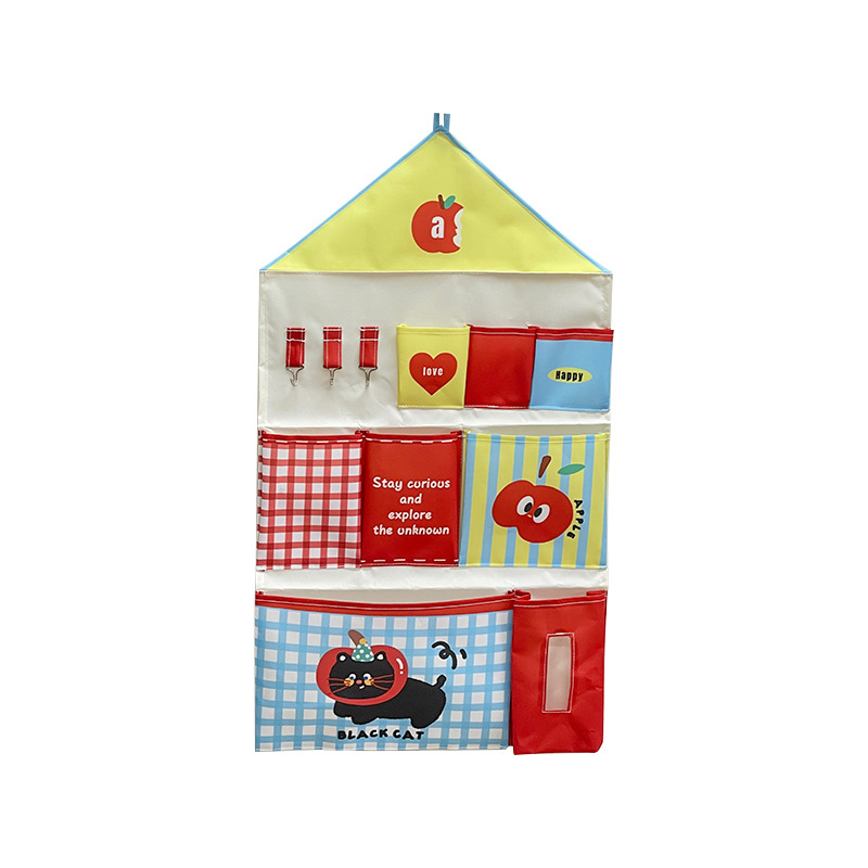 Bolsa colgante de dopamina dormitorio puerta de la cama colgante detrás de la bolsa de almacenamiento pared doméstica ropa interior miscelánea almacena artefactos mágicos