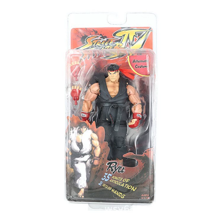 Классическая версия фигуры игрушки NECA Street Fighter Black Dragon с подвижными суставами модель куклы NECA официальный