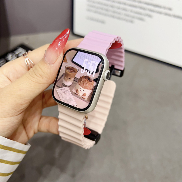 Suitable for applewatch10 Apple Watch iwatch9876SE marine silicone…