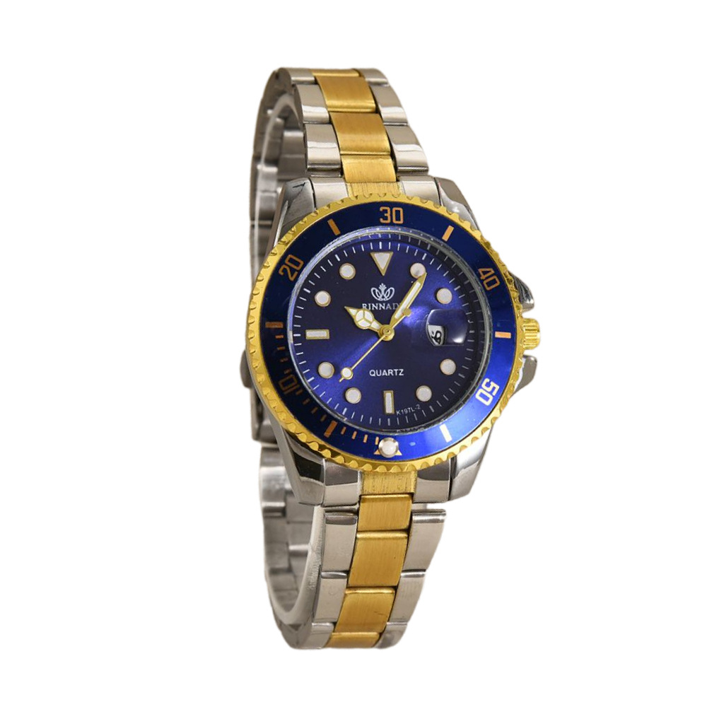 Green Ghost Black Ghost Water Ghost Series Relojes impermeables de moda Pareja Cinturón de acero Reloj automático no mecánico para hombres y mujeres del mismo estilo