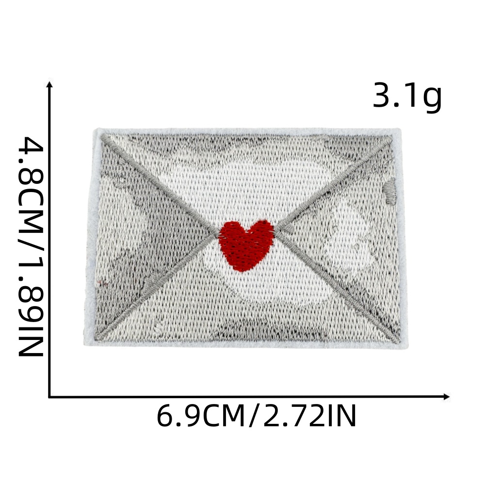 3g Weight Clothing Sticker Patches Classification 1 Piece, 1 Set Quantity Nonwoven, Polyester Material Cherry, Heart Shape, Butterfly Pattern Cute Style 1 Piece 1 Set Cute Cherry Heart Shape Butterfly Nonwoven Polyester Clothing Sticker Patches 2