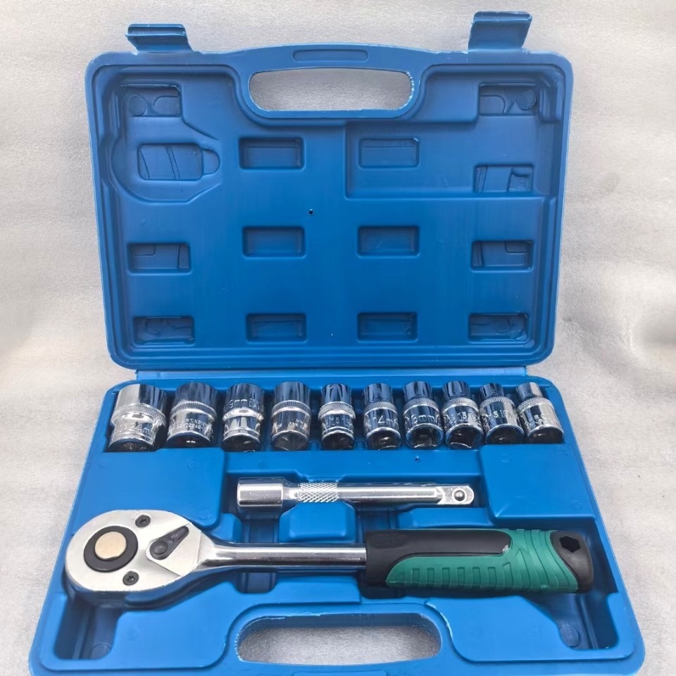 批发处理低价1/2 大飞12件套棘轮快速接杆扳手六角套筒接口修车