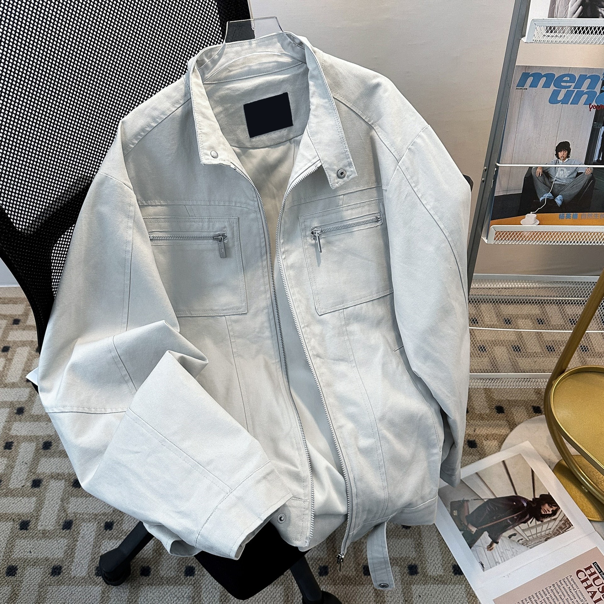 Retro spring jacket for men and women for leisure
