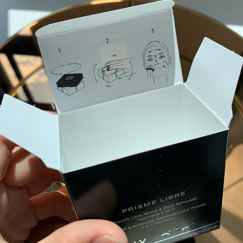 明通版大牌彩妆纪家黑边银边四宫格散粉4*3g 高质量对版对味|undefined