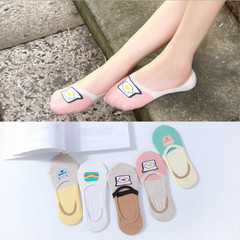 Cartoon Ship Socks for Women - Summer New Invisible Ship Socks with Low Top and Cotton Invisible Socks Manufacturer