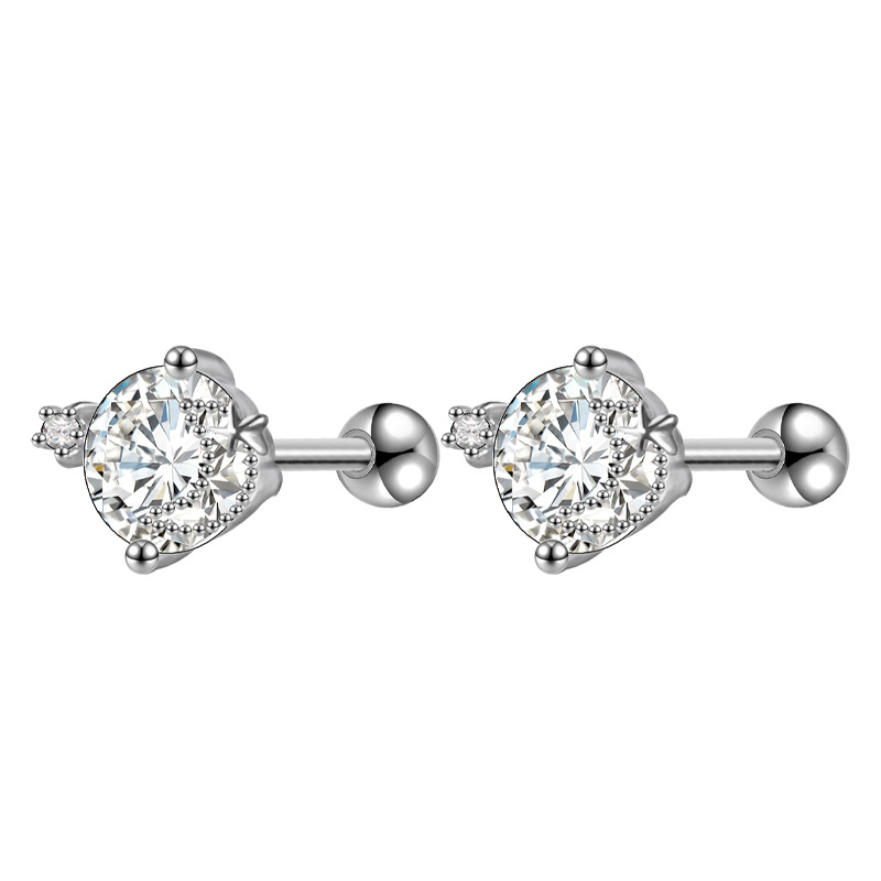 Pointed titanium steel lip stud product view