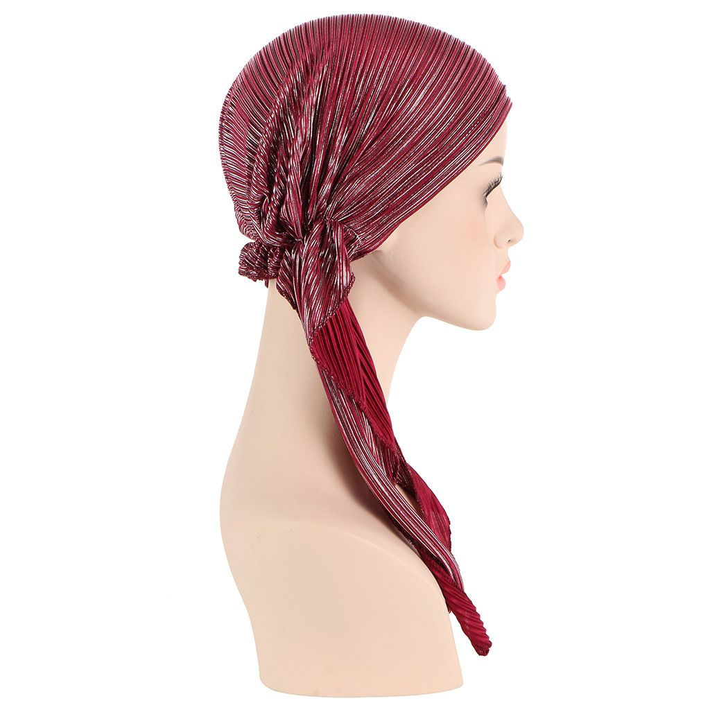 Femmes Style Ethnique Bande Couleur Unie Bonnet display picture 2