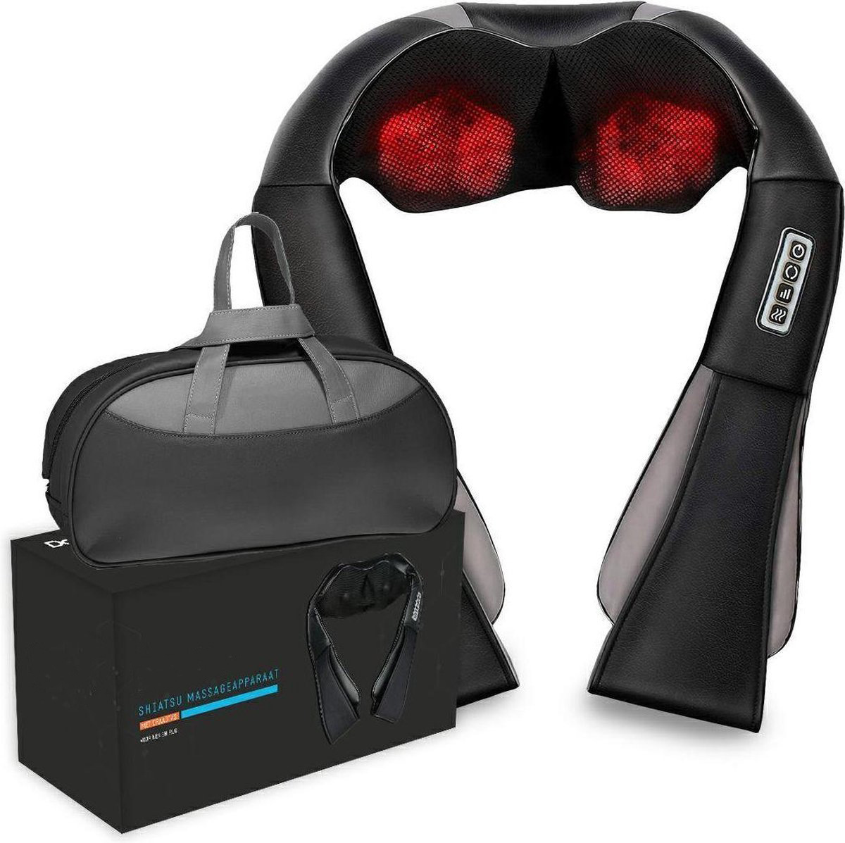 Neck massager with bag