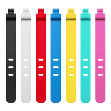 三孔硅胶绕线器数据线扎带耳机线收纳理线器固线器线扣简约硅胶