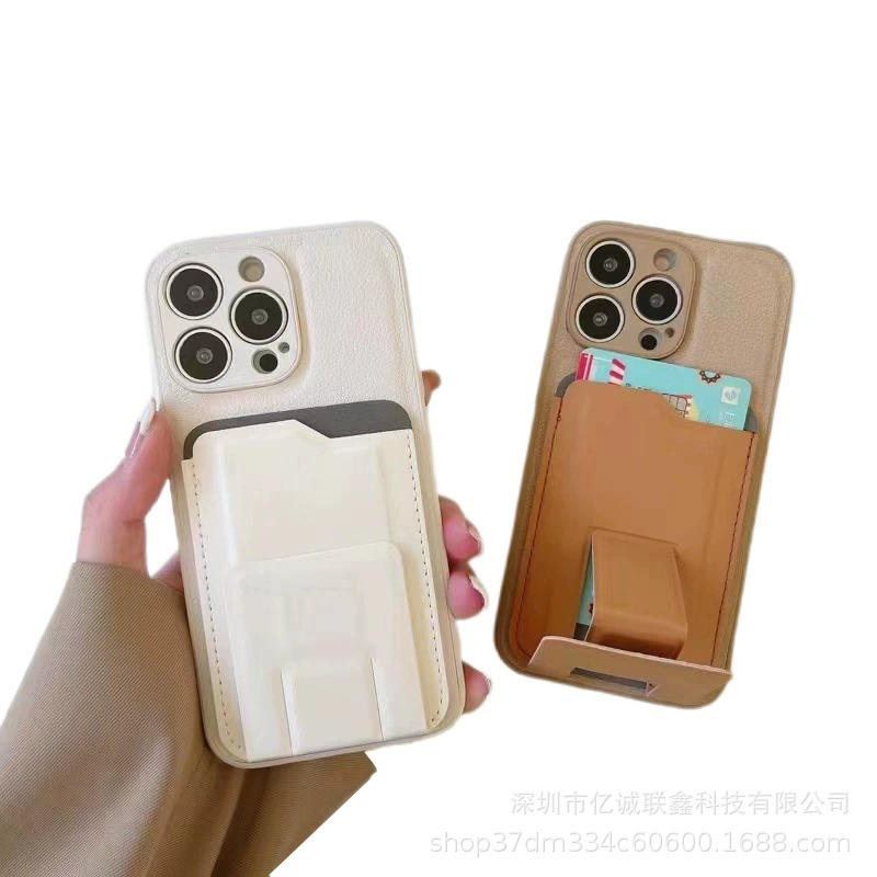 Apple, держатель для карт, совместимая трубка, iPhone16, чехол для телефона, 16 Pro Max, защита от падений