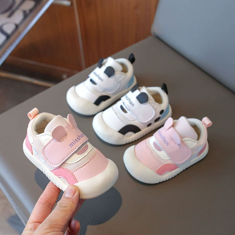 Ходунки обувь для мальчиков весна новая мягкая подошва противоскользящая легкая дышащая детская обувь весна и осень детская обувь для девочек