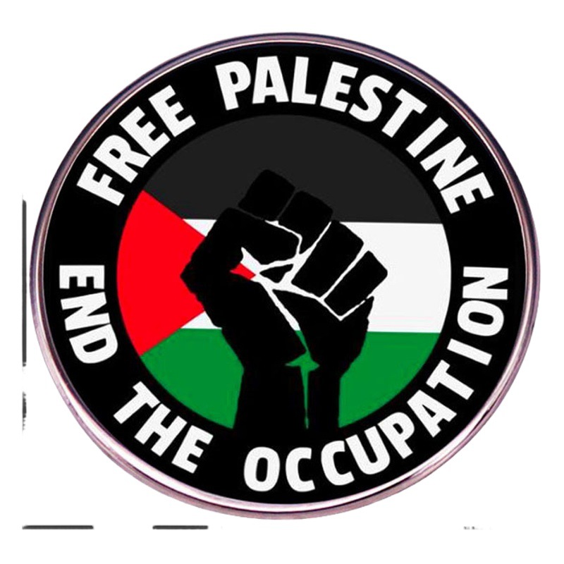 Palestina libre broche ocupación final Palestina bandera pin insignia accesorios de aleación de metal