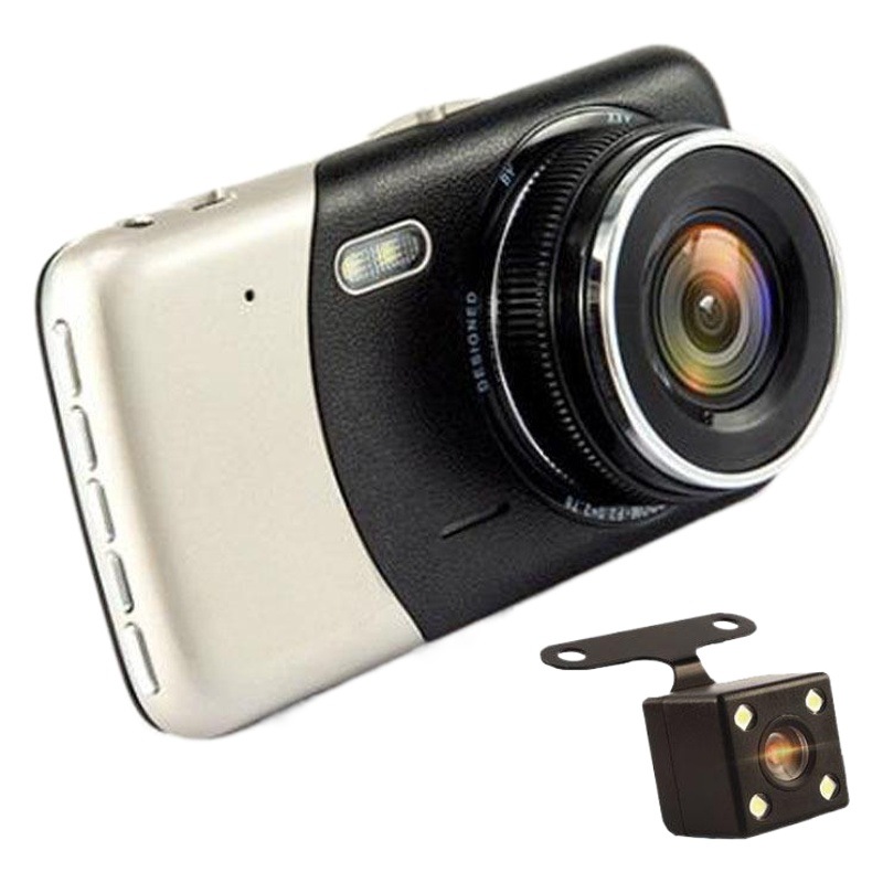 503クロスボーダー4インチIPSハイビジョン1080p自動車ドライブレコーダー前後のダブルレンズはバック影をサポートします。