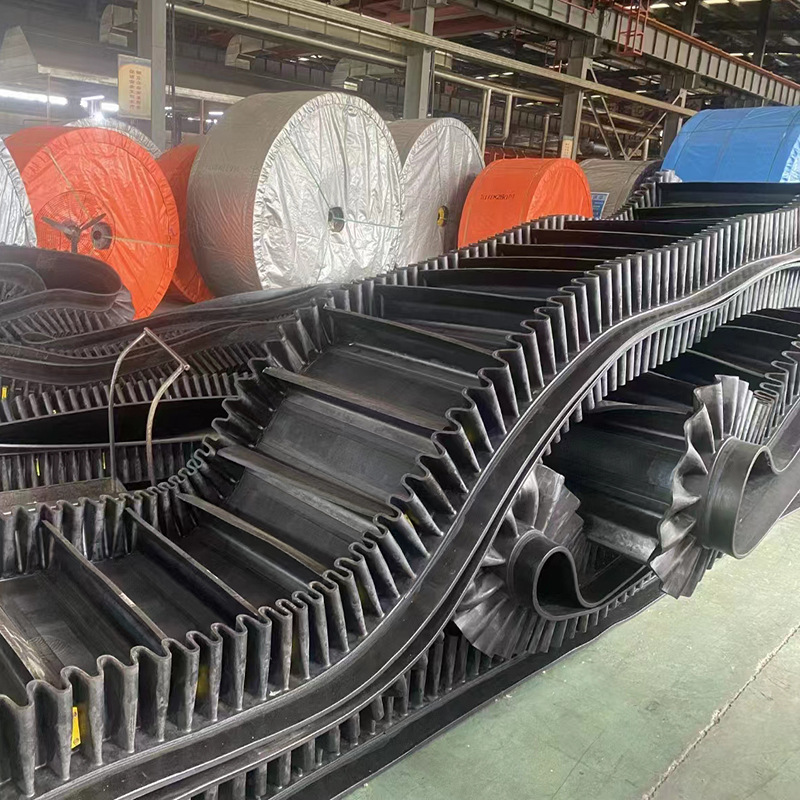 运输距离远阻燃输送带 承载力强阻燃输送带 EP100阻燃输送带