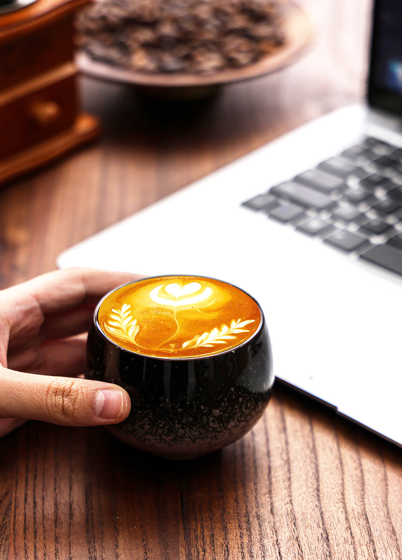 Espresso Tea Cup Vintage Style Coffee Mug For Latte Art_voghion.com