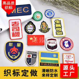 厂家直销布贴臂章服饰胸章配饰 服装纺织织标 补丁贴辅料潮牌徽章
