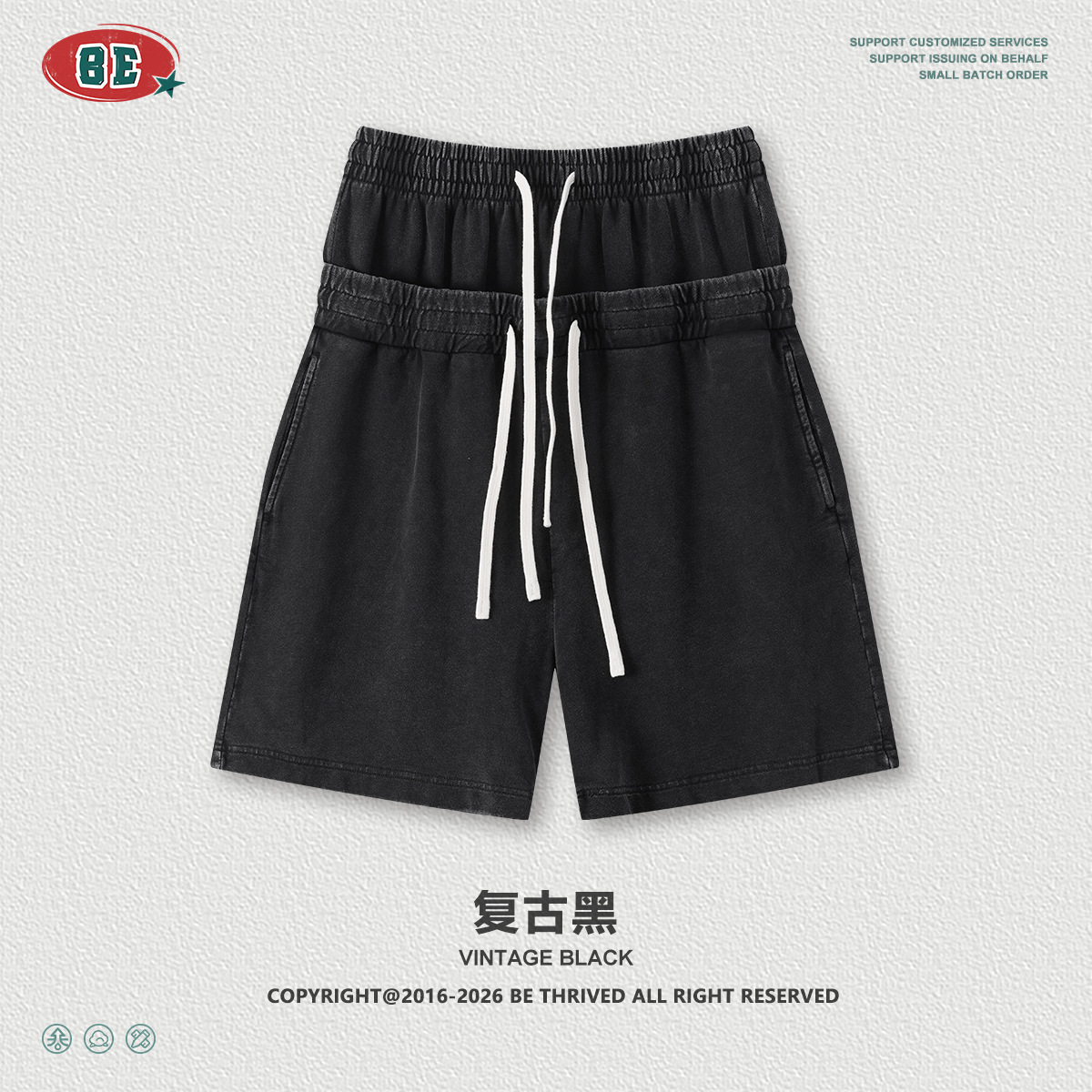 Pantalones cortos - Vintage Negros