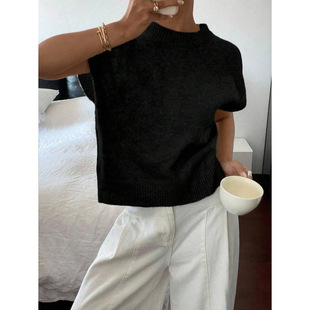 N 74900 Slouchy collar knit sweater �Ѷ��Iᘿ���