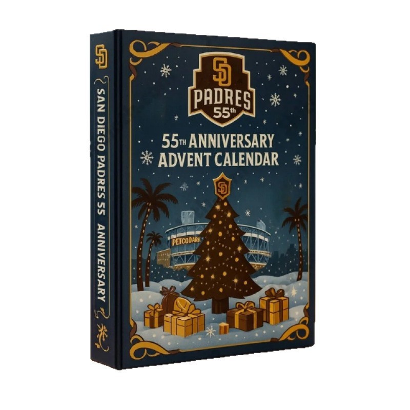 跨境新品圣地亚哥教士队55周年降临节日盲盒圣诞树装饰亚克力挂件|undefined