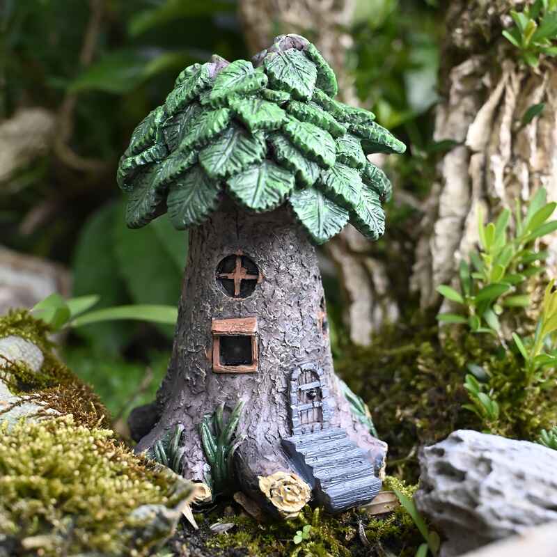 Cross-Border Resin Ornaments Creative Micro-Landscape Large Tree Decorations Resin Tree Hangings Garden Decorations Resin Tree Hangings for Farms