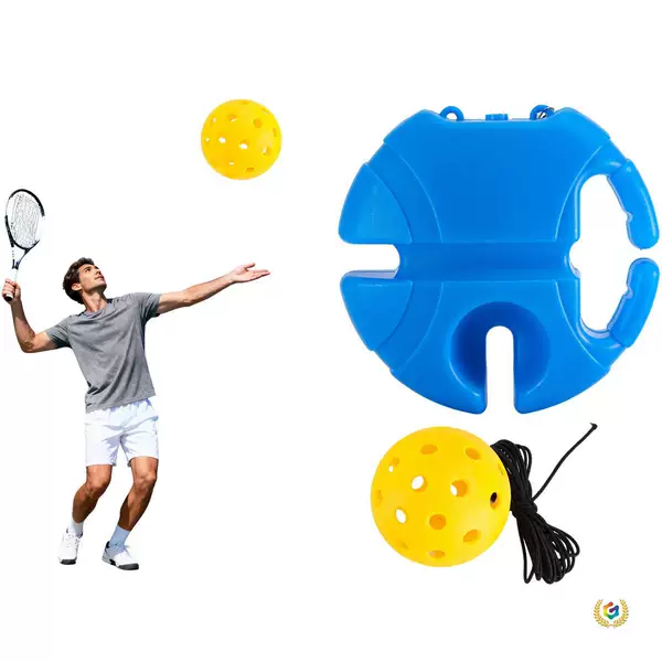 ⇞ Pickleball Tennis Single-Player Trainer 40-Hole Practice Ball High-Elastic Plastic Outdoor Toy Ball Pickle Ball Cross-Border